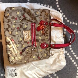 Coach poppy series purse